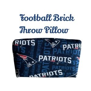 Patriots Football Throw Pillow